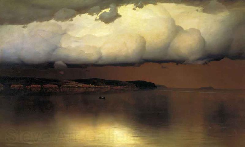 Nikolay Nikanorovich Dubovskoy Silence Norge oil painting art